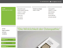 Tablet Screenshot of kaiser-osteopathie-bonn.de